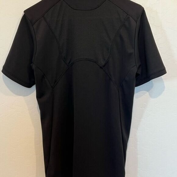 Adidas UCLA Mens Black Polo Shirt W/ Embroidered Logo & Reflective Sleeves Size - Picture 9 of 11